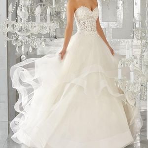 Morilee wedding dress in ivory